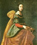 Francisco de Zurbaran st, casilda France oil painting artist